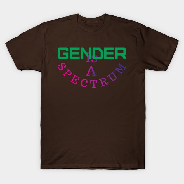 Gender is a spectrum T-Shirt by Yourmung